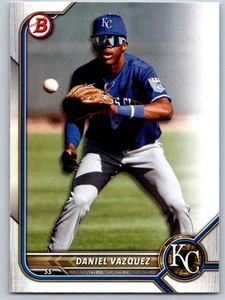 #BD-74 Daniel Vazquez 2022 Bowman Draft Base Paper Kansas City Royals - Picture 1 of 2