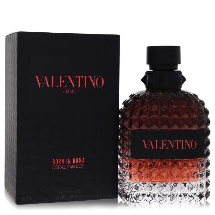 VALENTINA UOMO BORN IN ROMA CORAL FANTASY 100ML EDT SPRAY BY VALENTINO