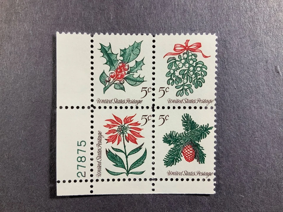 SCOTT #'s 1254-57 PLATE BLOCK, MINT, OG, NH, GREAT PRICE! - Image 1 of 1
