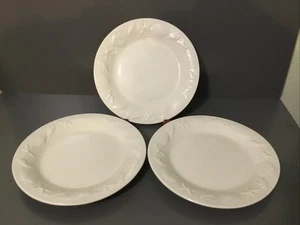 (3) ~ Coquille By Tabletops Unlimited Embossed Shells & Starfish Salad Plates - Picture 1 of 7