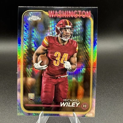 2024 Topps Chrome #300 Michael Wiley X-Fractor - Image 1 of 2