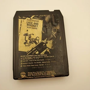 Alice Cooper Lace and Whiskey 8-Track Tape 1977 Warner Bros. #WB M83027 ungetestet - Bild 1 von 8