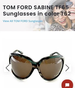 Tom Ford T65 Sabine Sonnenbrille - Bild 1 von 10