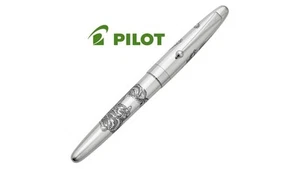 Pilot Silvern Sterling Silver Dragon Fountain Pen - Picture 1 of 3