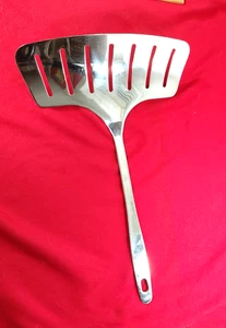 Inox Rostfrei Spatel Edelstahl Fisch Flipper Schlitz 13,75" x 9" x 3,5" - Bild 1 von 12