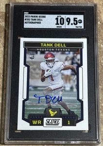 2023 Panini Score Tank Dell Rookie Autograph #353 - SGC 10 - Imagen 1 de 2