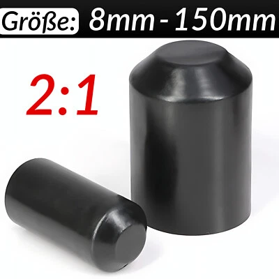 GOO BETTER 8mm-150mm Warmschrumpf Verschiedene Größen Schrumpf Endkappe Schrumpfschlauch