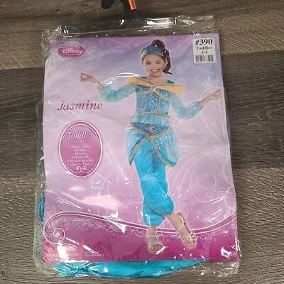 Disney Princess Jasmine Halloween Costume Size Toddler 3-4 - Image 1 of 4
