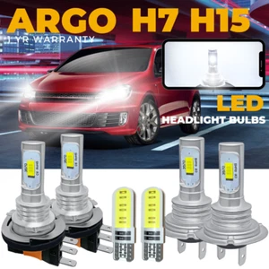 For VW Golf MK6 Headlight Led DRL 2009-12 Xenon White High Low Side Light Bulbs - Picture 1 of 22