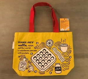 Trader Joe's Frühstück Waffel Toast Milch Marmelade Einkaufen Wiederverwendbar Lebensmittel Öko Tasche - Bild 1 von 4