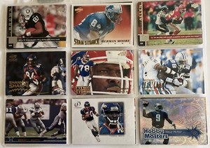 NHL/MLB/NBA/NHL "Landscape" Orientation. 36 Card Lot including Multiple HOFers