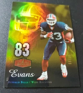 2006 Flair Showcase LEE EVANS #11 Gold Parallel #d 87/99 Bills RC - Picture 1 of 2