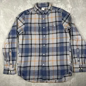 The North Face Flanellhemd Erwachsene Small Langarm grau blau kariert Baumwolle Herren - Bild 1 von 10