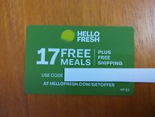 17 Meals - Hello Fresh - New Customers - E-Delivery READ
