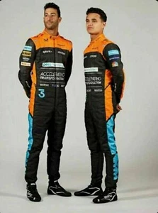 Tuta/abito da corsa Daniel Riccardo Go Kart McLaren con spedizione gratuita - Foto 1 di 3