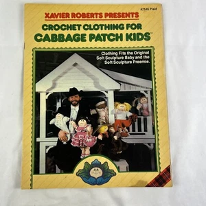 Crochet Clothing For Cabbage Patch Kids 7545 Xavier Roberts 1982 - Picture 1 of 10