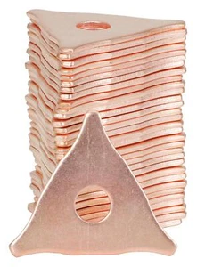 KS TOOLS discos perforados de tres puntas cobreados, paquete de 20 - Imagen 1 de 1