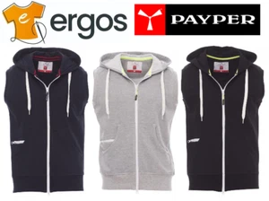 Payper BOXER+ Felpa Uomo Cappuccio Senza Maniche Smanicato Sport Running Lavoro - Imagen 1 de 5
