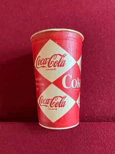 Taza de papel con logotipo de diamante ""sin usar"" de Coca-Cola (16 oz) escasa/de colección - Imagen 1 de 2