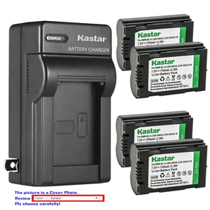 Kastar Battery AC Charger for Panasonic Lumix DMC-LC40S, Lumix DMC-LC5 Camera - Picture 1 of 11