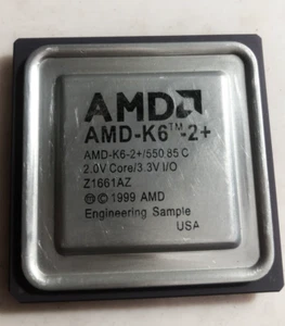 AMD-K6-2+/550 85C ES Version Ceramic CPU - Picture 1 of 2
