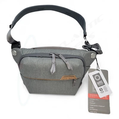 Peak Design Ash Gray Everyday Sling 3L Weatherproof Camera Bag w/Storage Pockets - Image 1 of 4