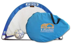PUGG 4 Fuß Pop Up Fußballtor tragbares Fußballnetz ~ 1 Netz mit Etui - Bild 1 von 3