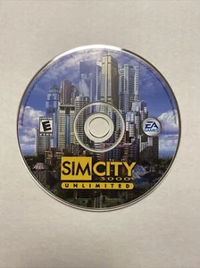 Sim City 3000 Unlimited Video Game PC CD ROM Disk Only - Picture 1 of 2