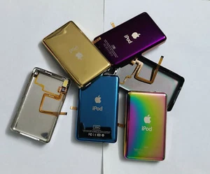 Gold Black Silver Back Cover & Audio Jack Hold Switch for iPod Video Classic - Picture 1 of 16