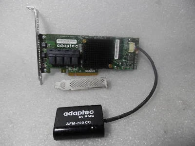 Adaptec ASR 71605 1GB 16 Port SAS SATA PCIe Raid Controller 2280200-R w/ Batter - Image 1 of 4
