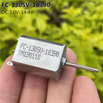 HELLO_ALIAN FC-130SV-10390 DC 6V 9V 12V 14.4V Micro 20mm Electric Motor 18mm Long Shaft Toy