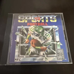 TV Sports Football • Turbo Grafx 16 (TG16) • NEC - COMPLETE Very Good Condition - Picture 1 of 4