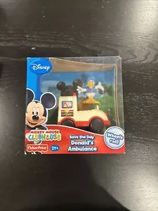Fisher-Price Disney's Mickey Mouse Clubhouse Save The Day Donald’s Ambulance New - Picture 1 of 2