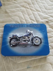 Harley Davidson Spielkarten in Sammeldose - Fahrrad - Doppeldeck - NEU - Bild 1 von 3