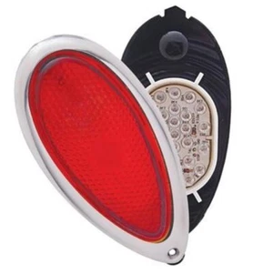 1938-39 Ford Taillight Assembly LED Each Hotrod Whiskey Runner Coupe Hot Rod Rat - Bild 1 von 1