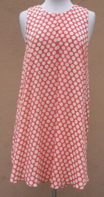 Vestido BCBGeneration Sin Mangas Lunares Salmón M $138 Foto 1 de 4