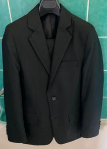 Hochwertiger Jungenanzug Gr. 146, G.O.L. Boys, schwarz/dunkelgrau + Kummerbund - Bild 1 von 7