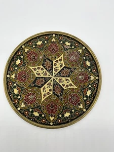 Vintage Bronze Enamel Mosaic Dish/Wall Art - Picture 1 of 4