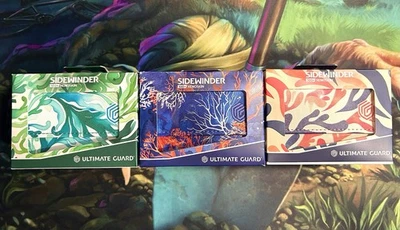 Totalmente Nuevo - Ultimate Guard Sidewinder 100+ Coral Places Set de 3 Deckboxes x1 Foto 1 de 2