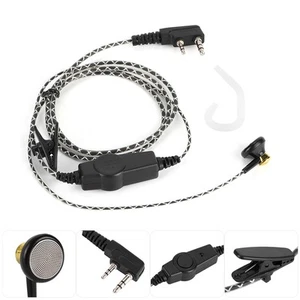 ✦ WalkieTalkie Earphone Headset 2 Way Radio 2Pin KType For KPg Th TK - Zdjęcie 1 z 12