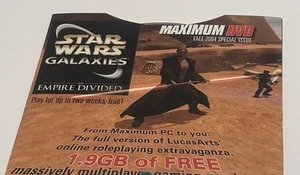 Star Wars PC Game Demo Disc Lot - Battlefront II, Empire at War, Galaxies - Picture 1 of 5