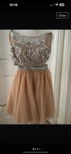 Stunning Sherri Hill Two Piece Dress, Size 0 Fits Size 8, Pre-owned - Picture 1 of 4