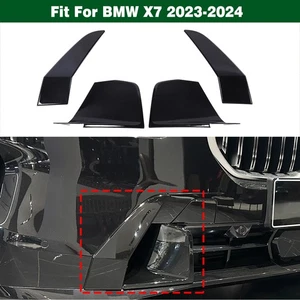 Paquete de 4 molduras de protección de fosa nasal de parachoques delantero ABS para BMW X7 2023-2024 - Imagen 1 de 13