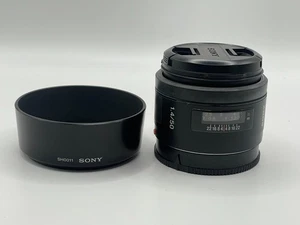 SONY SAL50F14 A-MOUNT 50mm 1:1.4 LENS - 50 mm f/1.4 - GOOD - Picture 1 of 9