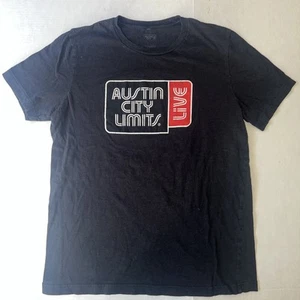Vintage Austin City Limits Texas Live Ticket Stub Konzert Shirt Medium schwarz - Bild 1 von 7