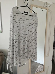 🐞Marks And Spencer's Plus Size 22 Long Sleeve Top🐞 - Foto 1 di 10