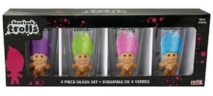 Zak Designs große Troll Gläser Tassen (16 oz - 4er Set) NEU IM KARTON Pint Gläser - Bild 1 von 4