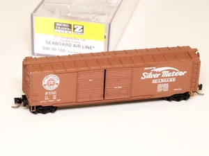 506 00 100 MTL Z-scale 50' box car DOUBLE OPERATING Door SEABOARD AIR LINE - Picture 1 of 2