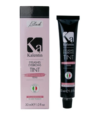 Kalentin Sensitive Black Eyebrow and Eyelash Tint - 30ml - Image 1 of 3