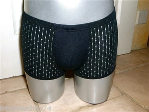 boxer noir à trous fétiche homme BODY GUYS taille M haut de gamme NEUF ÉTIQUETTE - Picture 1 of 2